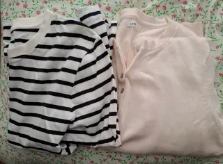 Lote 2 jerseis manga larga mujer