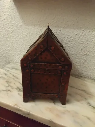 Caja joyero bronce vintage años 50