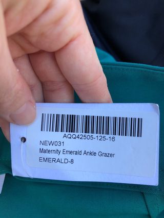 Pantaloni premaman verdi tg eur 36 NUOVI