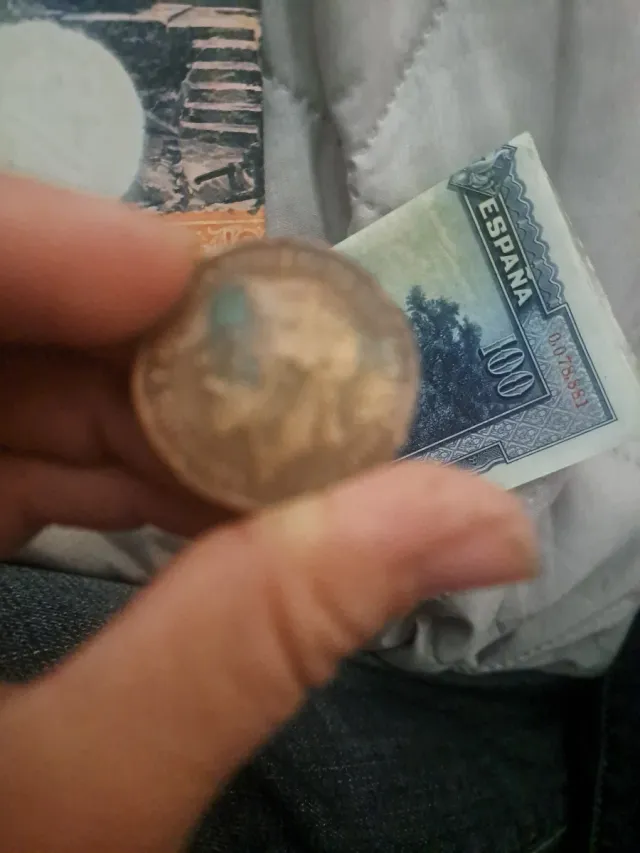 Banconote e monete peseta Spagna repubblica