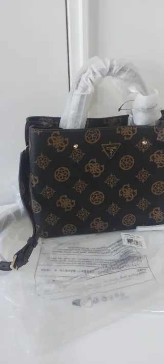 Borsa Guess marrone e oro