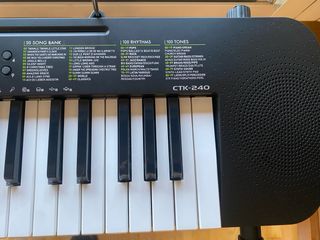 Piano Casio CTK-240 sin usar