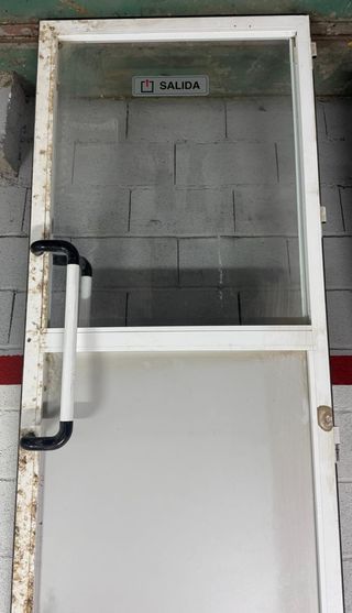 2 Puertas Aluminio Lacado