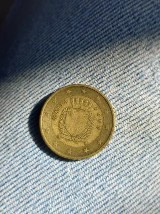 Moneta 50 centesimi Malta 2008