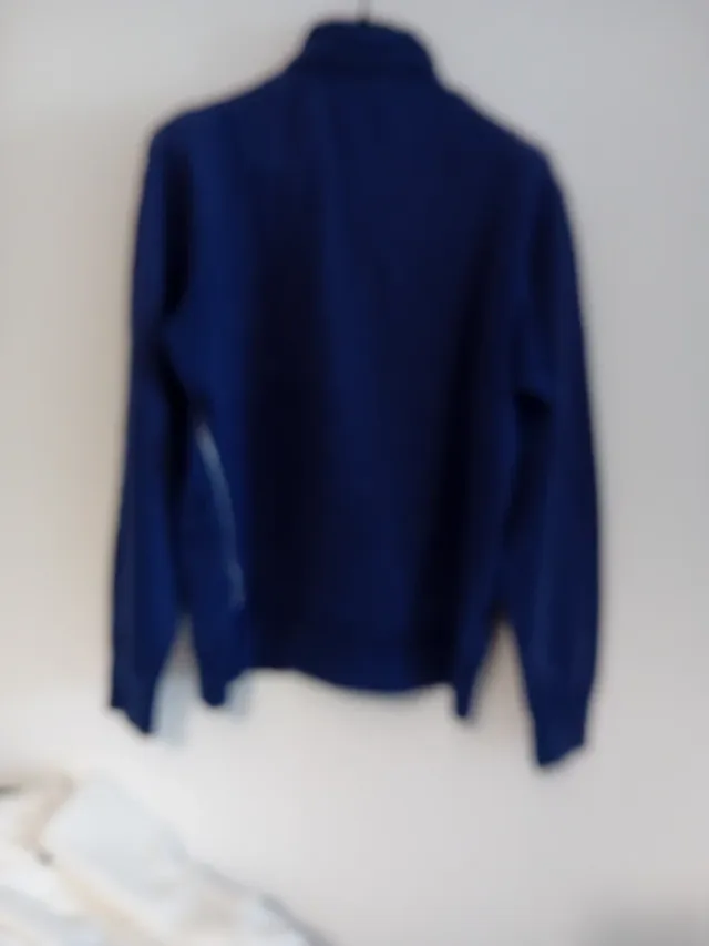 Sudadera Adidas azul con cremallera