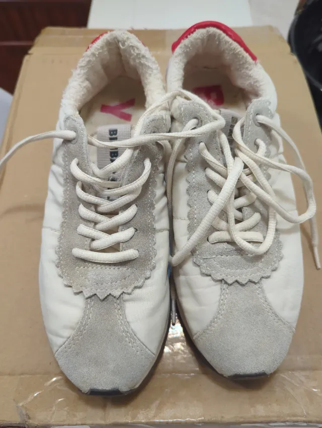 Zapatillas Bimba y Lola Blancas y Rojas