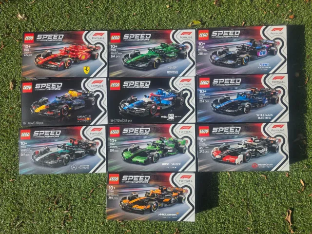 10x Lego Speed Champions Formula 1 F1