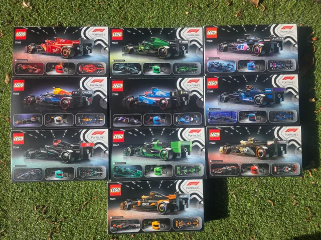 10x Lego Speed Champions Formula 1 F1