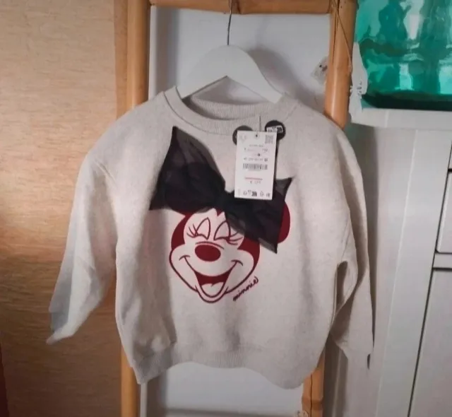 Sudadera Zara Minnie Niña T/5