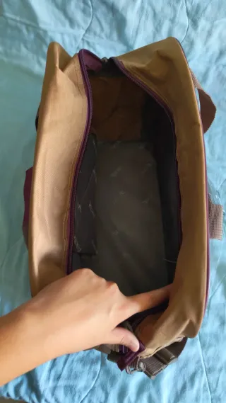 Mala de viagem Pack It creme