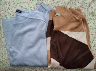 Lote 2 jerséis mujer manga larga Talla xl