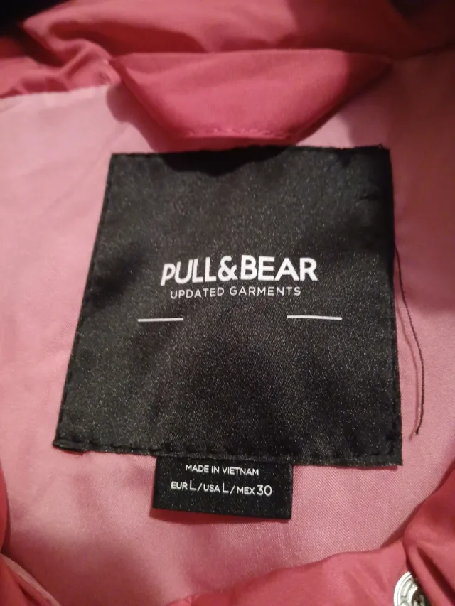 Chaleco acolchado fucsia