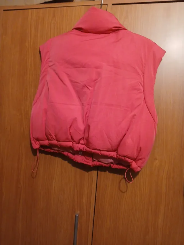 Chaleco acolchado fucsia