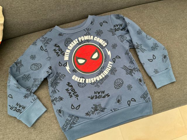 Sudadera Spiderman Marvel Talla S (7 años)