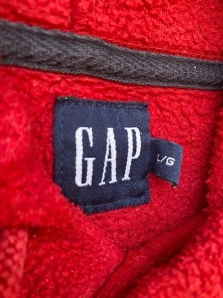 Sudadera Gap Roja con Logo