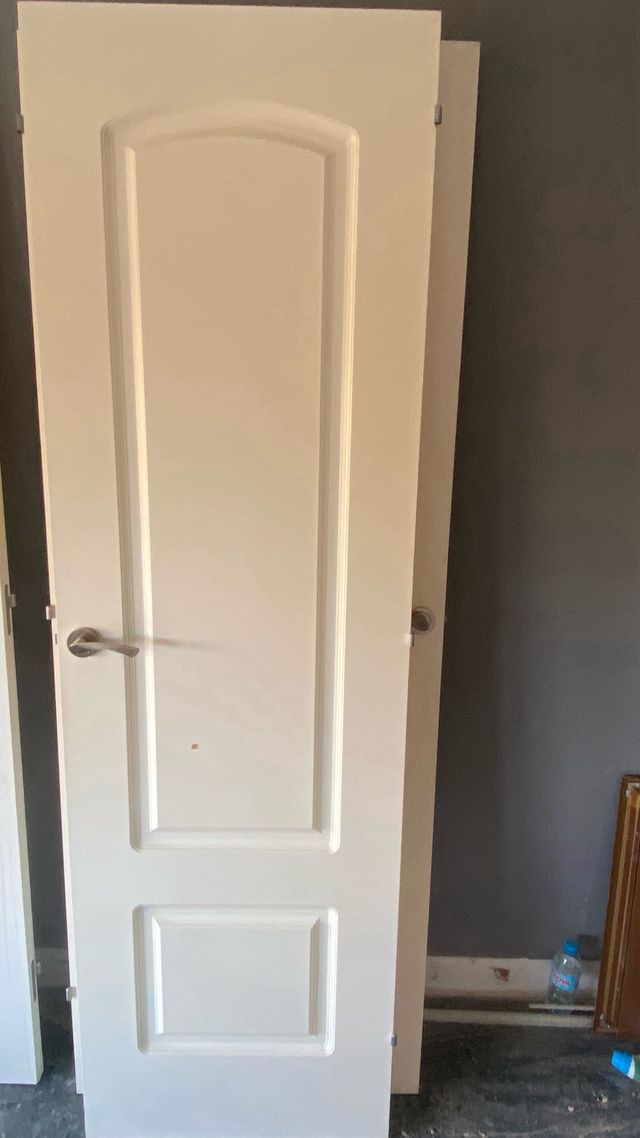 Puerta interior blanca con molduras 6 puertas