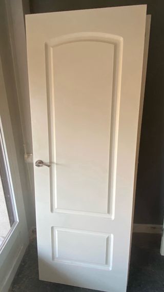 Puerta interior blanca con molduras 6 puertas