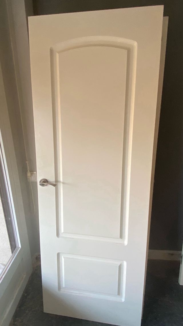 Puerta interior blanca con molduras 6 puertas