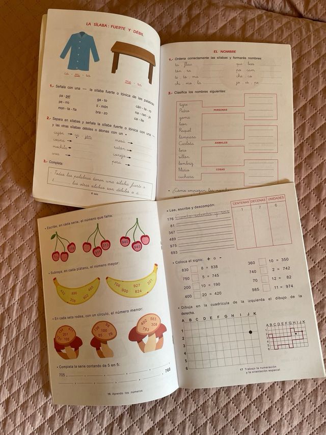 2 Cuadernos Puente Lengua y Matemáticas 3º Primari