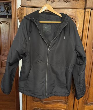 Abrigo Cazadora Lefties Negro Talla M