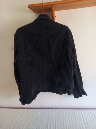 Cazadora vaquera negra hombre