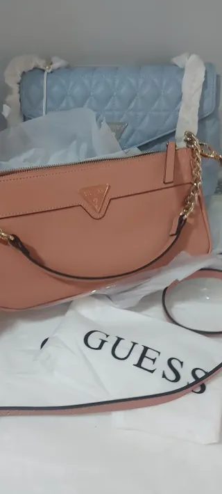 Borsa Guess Rosa e Azzurra
