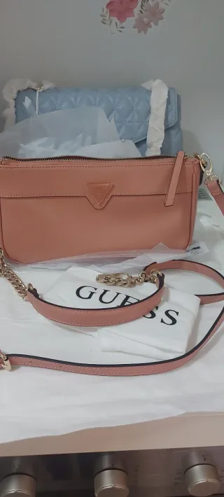 Borsa Guess Rosa e Azzurra