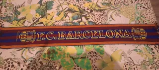 Bufanda FC Barcelona Fútbol Años 90