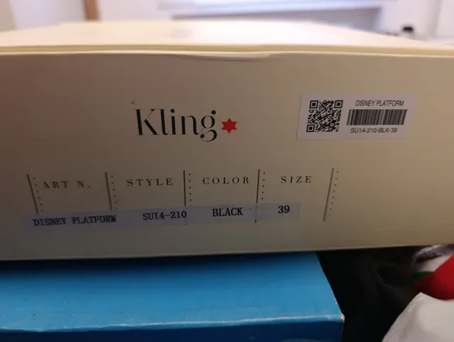 Zapatos de cuña Kling negros