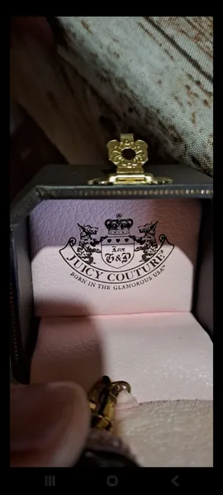 Ciondolo Juicy Couture Acorn Rosa Marrone