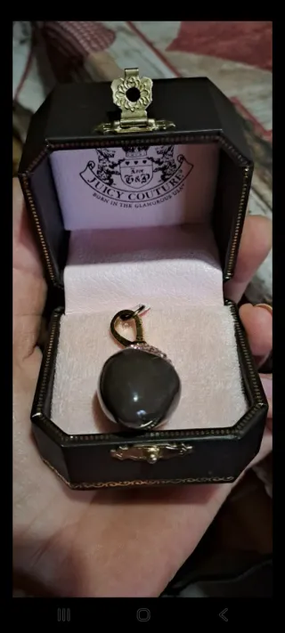 Ciondolo Juicy Couture Acorn Rosa Marrone