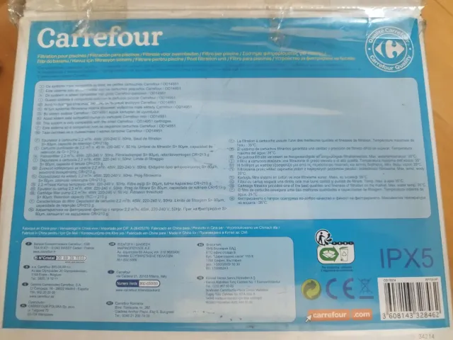 Filtro Piscina Carrefour RP 700