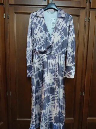 Vestido Mango Talla M Tie-Dye