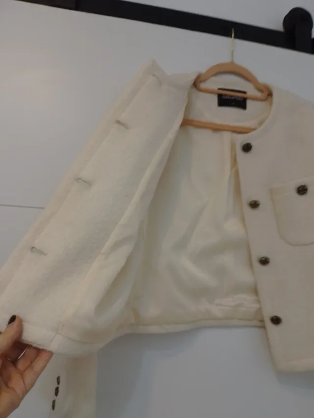 Chaqueta Tintoretto Lana Beige Talla M