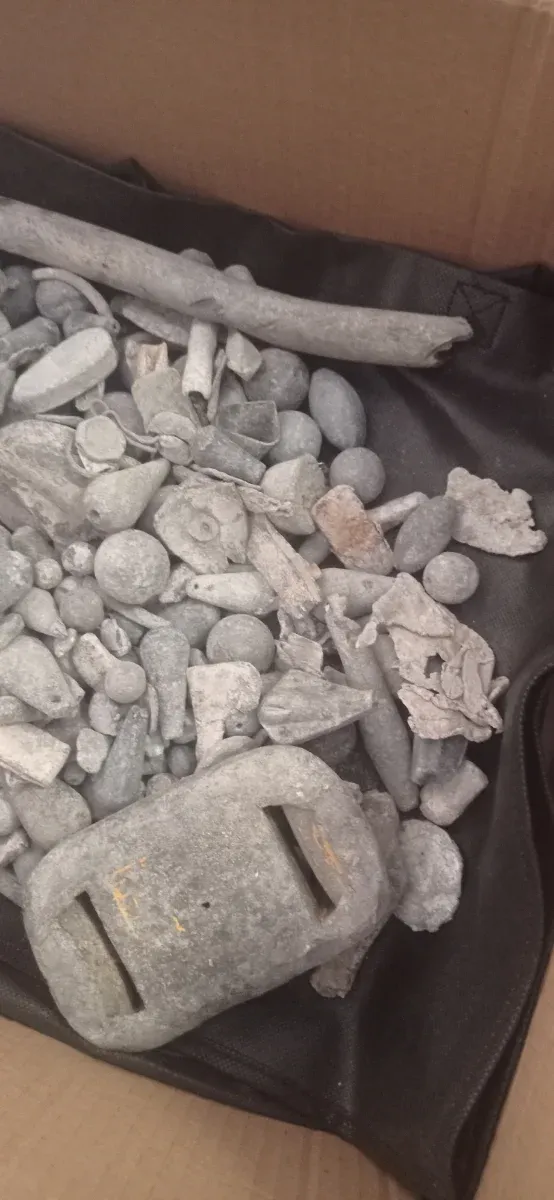 Lote de plomos 15kg para fundir