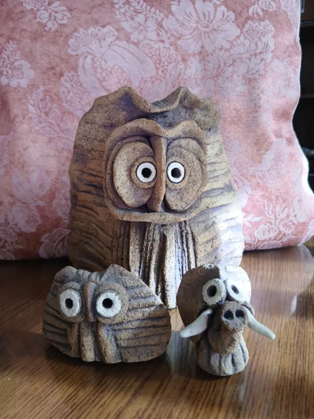 Figuras artesanales de cerámica