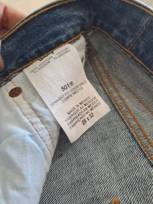 Pantalón Levi's 501 Azul talla 28x32