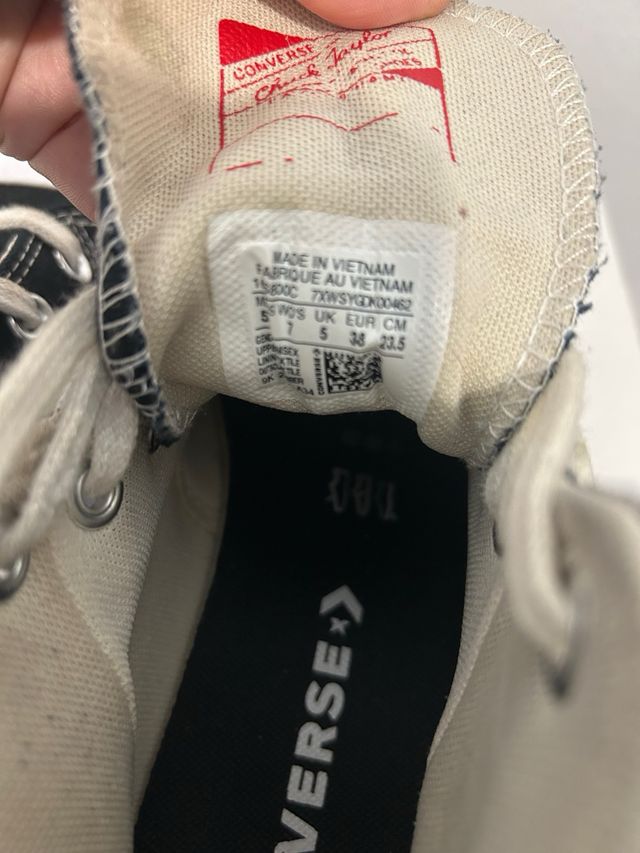 Converse Run Star Hike Negras Talla 38