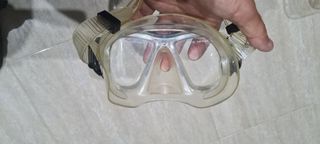 Máscara de buceo cristal templado
