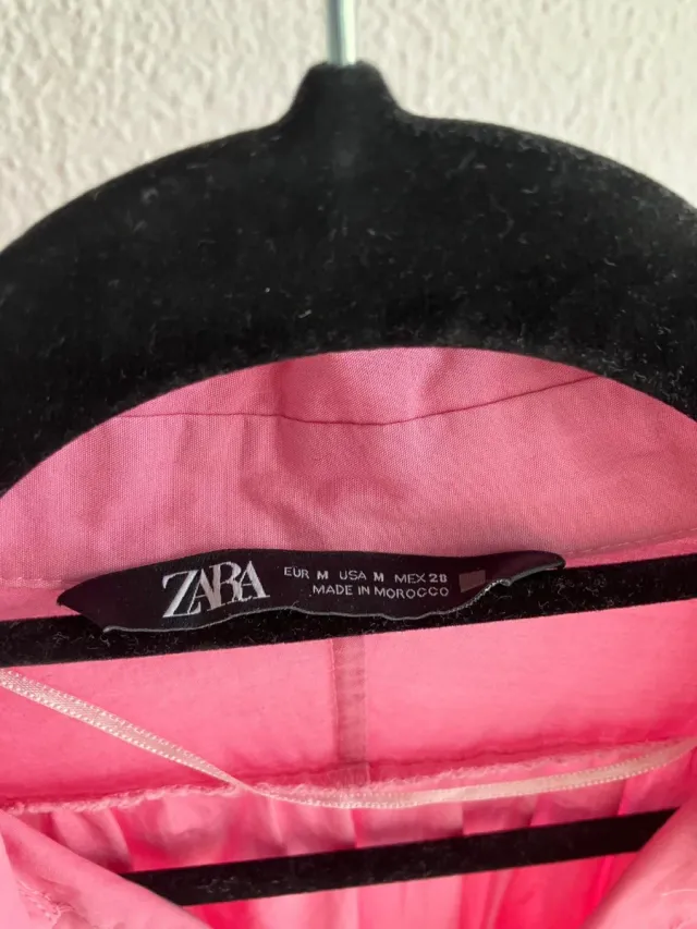 Vestido Zara rosa talla M