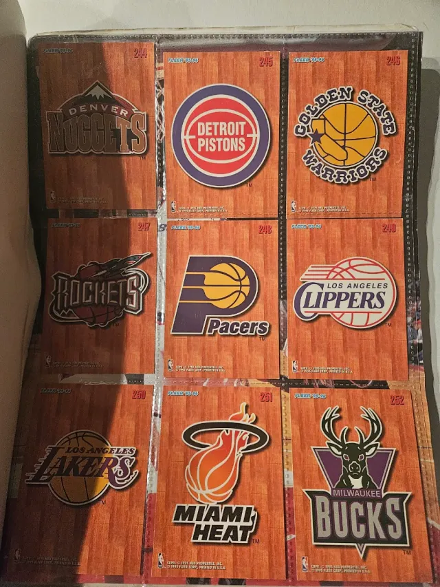 Album Figurine Basket NBA 1995/96 - Completo