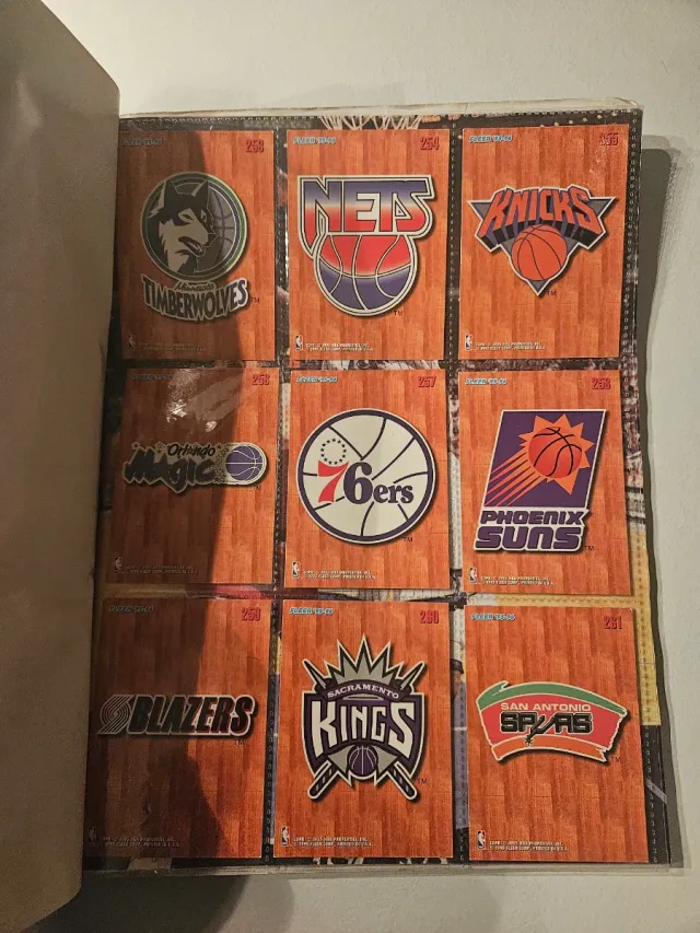 Album Figurine Basket NBA 1995/96 - Completo