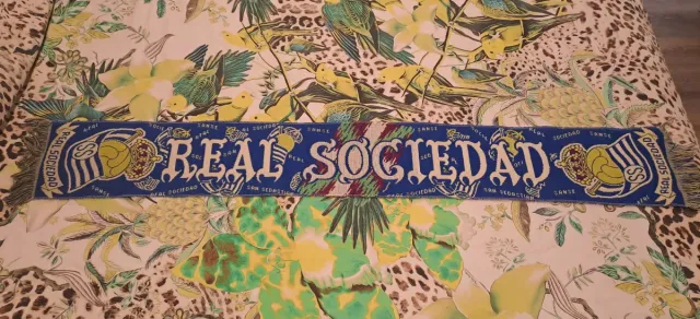 Bufanda Real Sociedad Fútbol Años 90