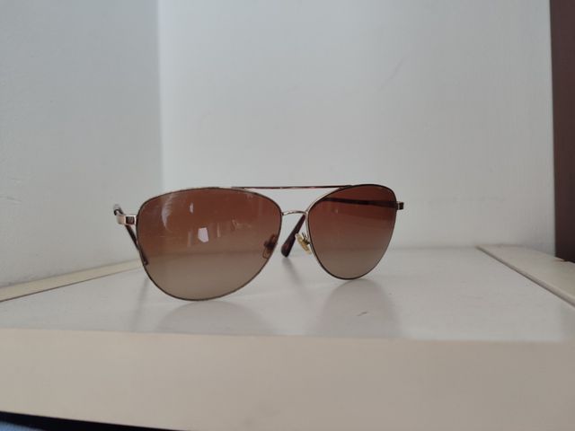 Gafas Aviador Ralph Lauren Mujer Marrón Dorado