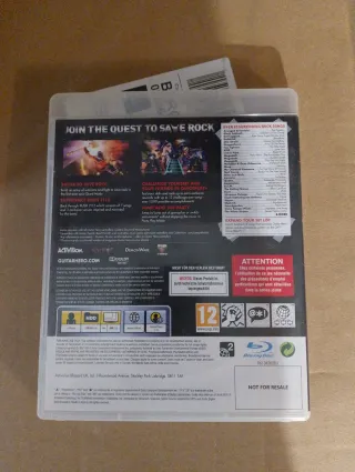 Juego PS3 Guitar Hero Warriors of Rock