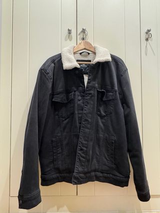 Chaqueta Hollister Negra Talla XL