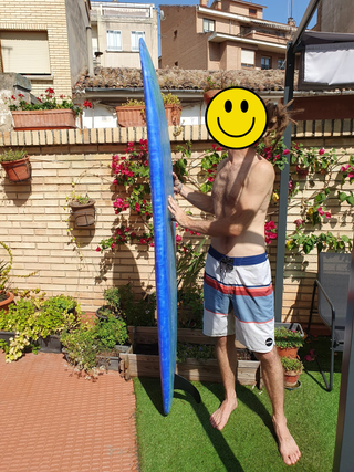 Tabla surf 7' single fin con volumen