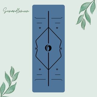 Esterilla Yoga Azul Loto Nuevo