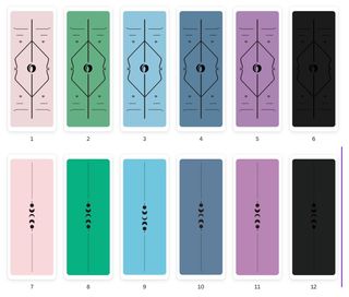 Esterilla Yoga Azul Loto Nuevo