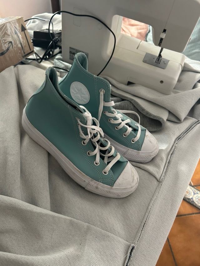 Botas Converse Altas Color Teal